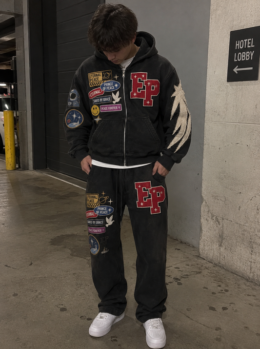 EP Black Sweatsuit