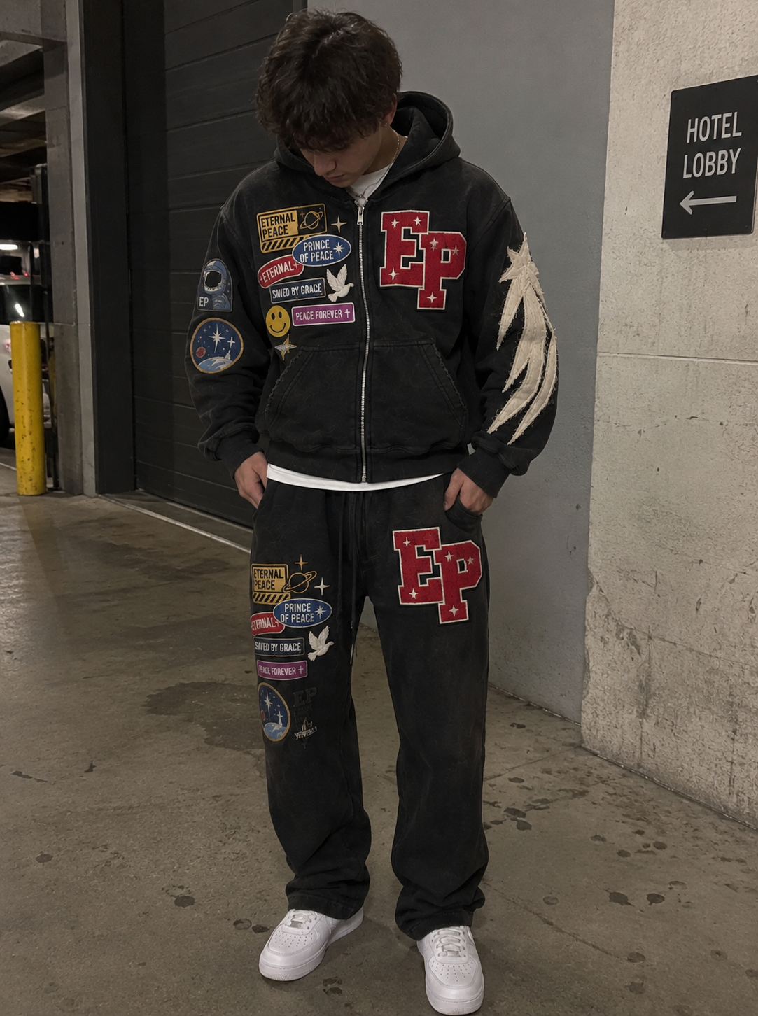 EP Black Sweatsuit